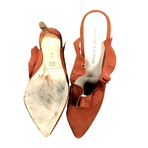 Loeffler Randall suede ruffle mule - Picture 4 of 4